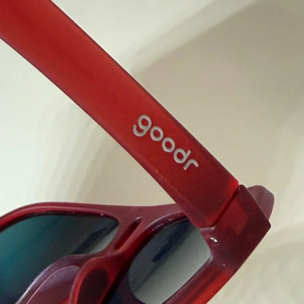 goodr Super Fly Lances Afternoon Uppers Sunglasses Red Polarized SFG1018 Aviator